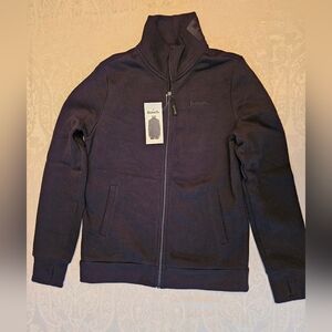 Size Small Bench Black Full Zip-Up Heavy Fleece Sweater Jacket, NWT